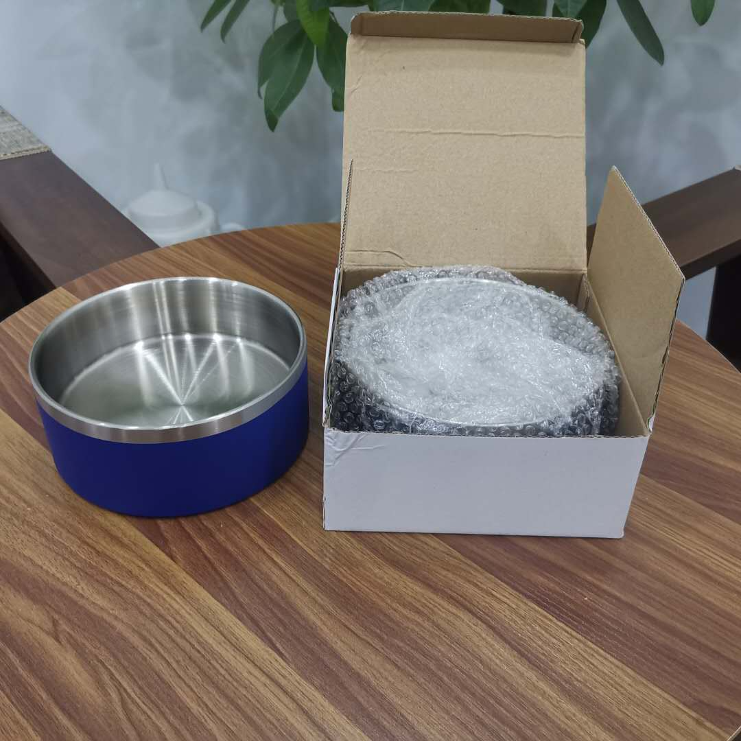 Stainless Steel Upright Dog Bowl – 304-Grade Metal Feeder, 32oz & 64oz
