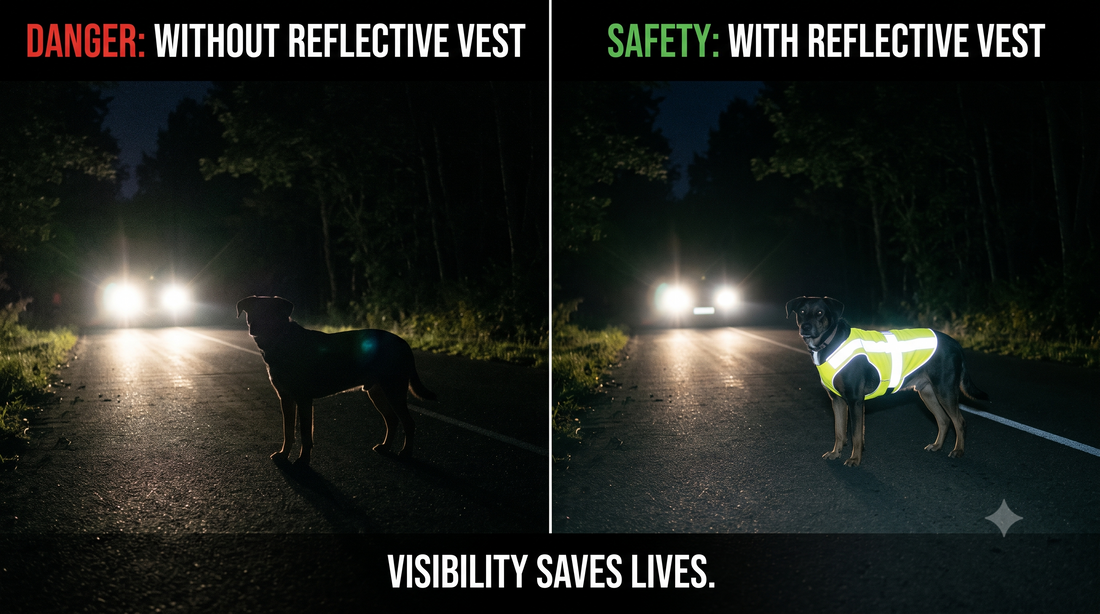 Reflective Pet Vest – Adjustable, Breathable Safety Vest for Dogs & Cats