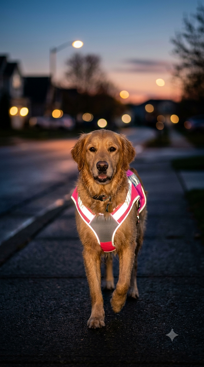 Reflective Pet Vest – Adjustable, Breathable Safety Vest for Dogs & Cats