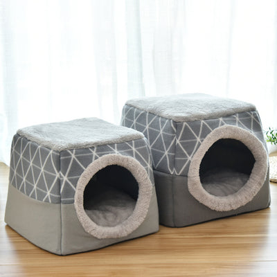Pet Dog and Cat Bed Villa, Space Capsule Design