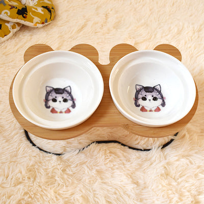 Ceramic Spine Protection Cat Bowl